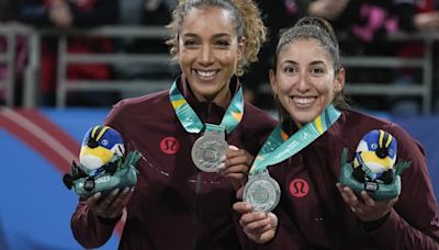 Humana-Paredes, Wilkerson team up in Paris as part of Olympic beach volleyball team