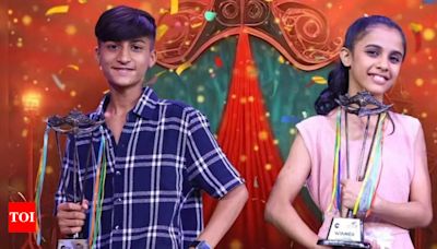 Drama Juniors Season 5 concludes with two remarkable winners; Rishika Kundeswara and Vishnu lift the trophy - Times of India