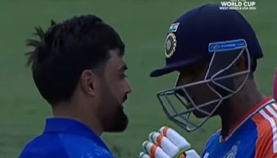 Video: Rashid Khan Tells Suryakumar Yadav Not To Sweep His Deliveries During IND vs AFG T20 World Cup Super 8 Clash