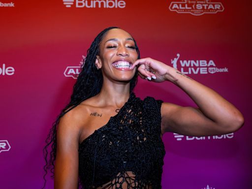 A'ja Wilson's Postgame Interaction With Bam Adebayo Goes Viral Amid Dating Rumors