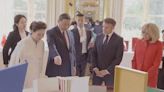 Xi gives Macron special gift during state visit