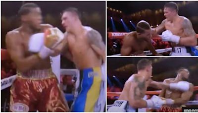 Rare ref cam footage from Oleksandr Usyk fight shows Tyson Fury just how fast The Cat really is