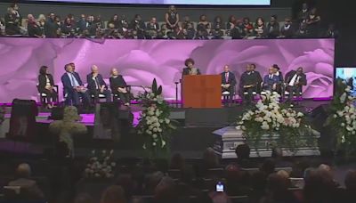 Vice President Kamala Harris delivers eulogy at the home going service for Congresswoman Sheila Jackson Lee