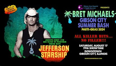 Summer Bash bringing Bret Michaels, Jefferson Starship to Gibson City