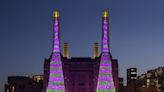 David Hockney lights up London’s Battersea Power Station with colourful new Christmas tree installation