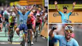 Mark Cavendish celebrates with family as he claims record 35th stage victory at Tour de France