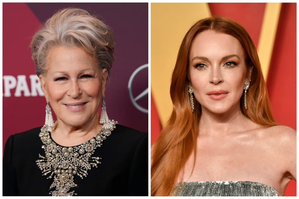 Bette Midler regrets not suing Lindsay Lohan for pulling out of ‘Bette’ sitcom