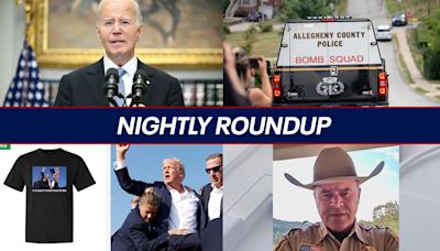 T-shirts being sold after Trump's attempted assassination; AZ sheriff talks security | Nightly Roundup