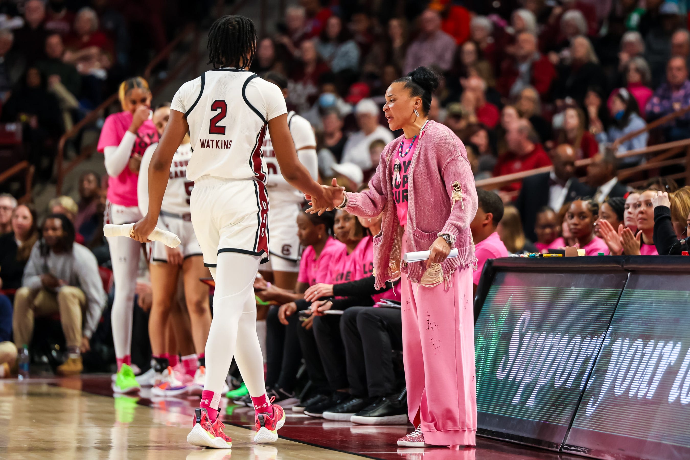 Ashlyn Watkins not with South Carolina women's basketball for White House ceremony