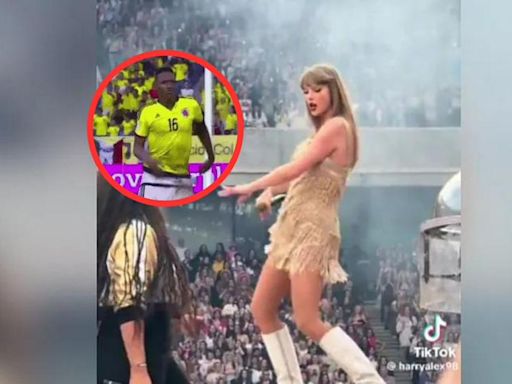 Comparan extraño baile de Taylor Swift con celebraciones de Yerry Mina: "Estaba muriendo"