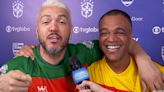 Após briga judicial, Belo se declara a Denilson na Globo: 'Você sabe que te amo'