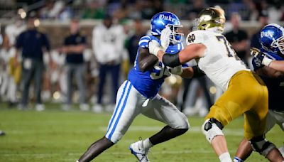 Los Angeles Chargers select Notre Dame OT Joe Alt with the fifth overall pick. Grade: B