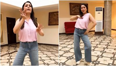 'Marathi Mulgi' Madhuri Dixit Recreates Pushpa 2's Sooseki with a classic touch