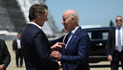 Democratic governors, including Newsom, say they are standing behind Biden after shaky debate