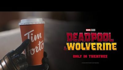 Tim Hortons and Ryan Reynolds team up to celebrate the release of Marvel Studios' "Deadpool & Wolverine," only in theatres July 26