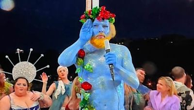Who is the naked blue man at the Olympics Opening Ceremony?