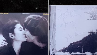 John Lennon & Yoko Ono's Rare Signed 'Double Fantasy' Album For Sale