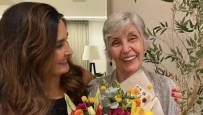 Fátima Bernardes passa a noite com a mãe internada no hospital