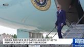 Biden lands in France to meet with global leaders ahead of the 80th anniversary of D-Day invasion