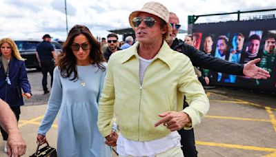 Brad Pitt Attends British Grand Prix Holding Hands With Girlfriend Ines de Ramon; Details Inside