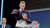Who did the Blue Jackets pick in the first round of the 2022 NHL draft?
