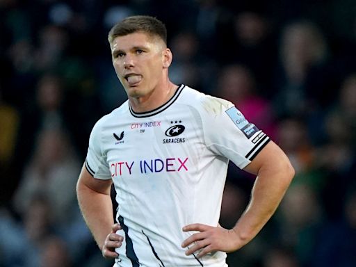 Owen Farrell signs off from Saracens career with narrow defeat at Northampton