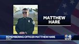 Police and community remembers fallen Easley officer nearly one year later