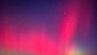 Tormentas solares provocaron auroras australes y generaron un espectáculo de luces y colores en el cielo patagónico