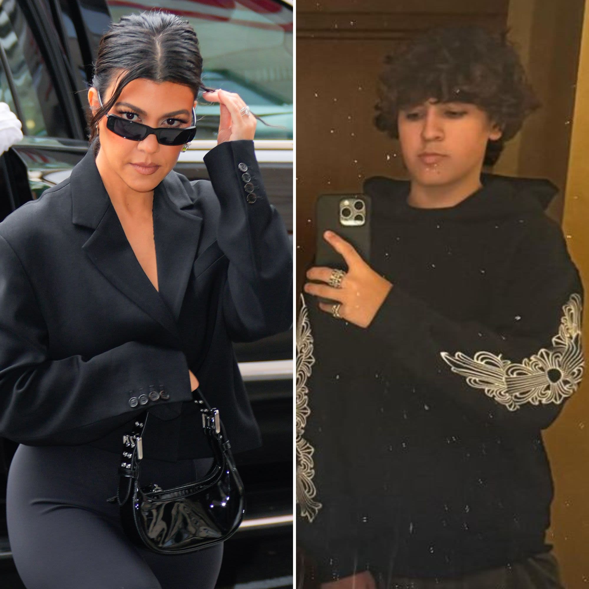 Kourtney Kardashian Reveals How Son Mason’s Broken Arm Burst Her Newborn Baby Routine