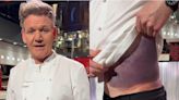 Gordon Ramsay shows off a scary bruise on his torso after getting in a 'really bad' bike accident: 'I'm lucky to be alive'