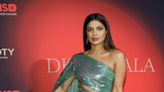 Priyanka Chopra Is a Vision in an Emerald-Green Sequin Cape Gown