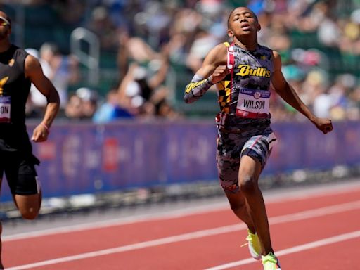 Remember the name: 16-year-old Quincy Wilson leaves his mark in Eugene