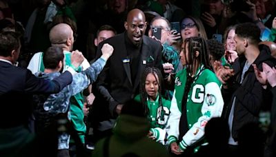 Who would Kevin Garnett root for in a possible Celtics-Timberwolves NBA Finals? Both teams.