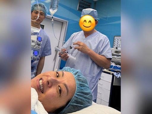 Hilary Tsui undergoes surgery for slipped disc