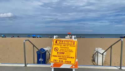Swimming advisory lifted at Virginia Beach Oceanfront