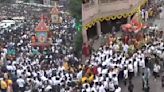 Gujarat: Jagannath Rath Yatra underway in Ahmedabad; Amit Shah, CM Bhupendra Patel attend | WATCH