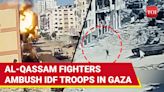 Hamas Lures IDF Troops Into Ambush; Israelis Run For Their Lives As IED Blows Up Building In Gaza | International...