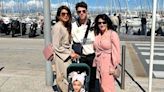 Nick Jonas Poses with Mom Denise and Wife Priyanka Chopra as They Visit Pier with Daughter Malti Marie