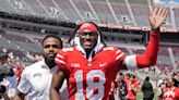 Ohio State football star Marvin Harrison Jr. partners with ‘The Rock’ in NIL deal