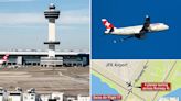 Swiss Air jet almost collides with four other planes in near-catastrophe on JFK runway