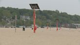 New safety towers to prevent drownings installed at Grand Haven Beach