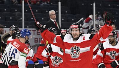 Stifel Arena in Vienna: Austria is tested against world ice hockey champion Canada