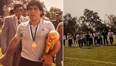 Las imágenes inéditas de Diego Maradona y la selección argentina festejando el título en México 86 que se hicieron virales