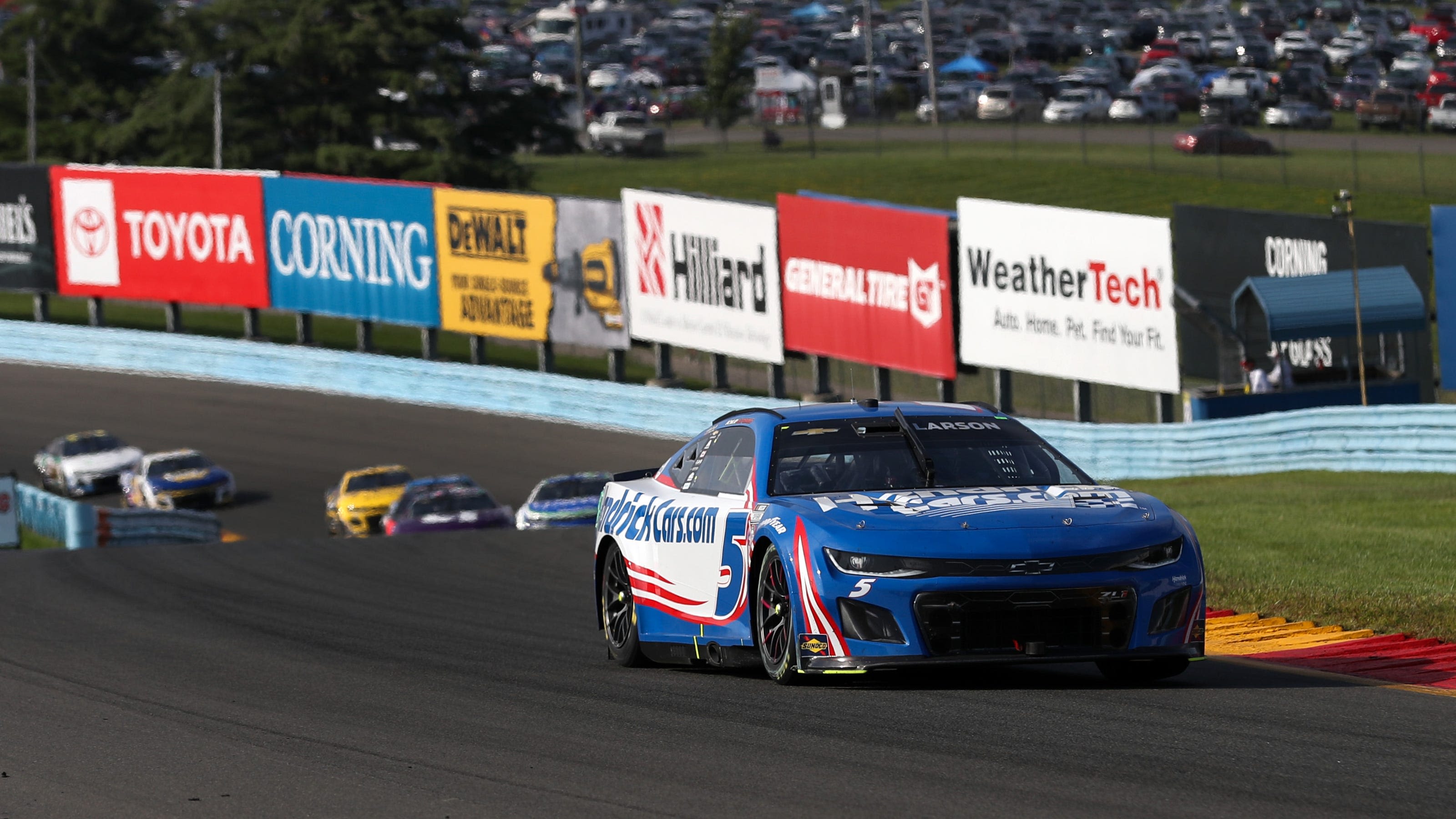 NASCAR playoff race at Watkins Glen: Chris Buescher wins in OT after last-lap pass