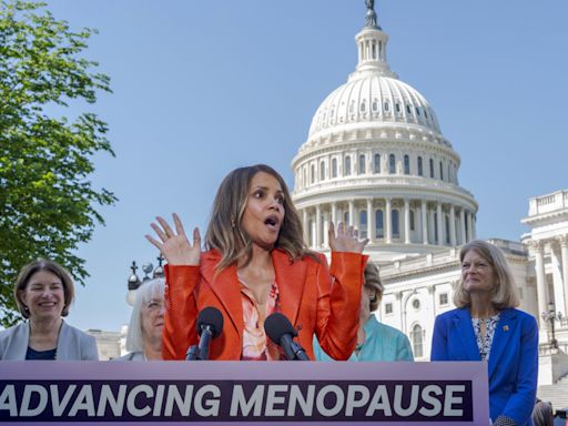 Halle Berry shouts from the Capitol, ‘I’m in menopause’ as she seeks to end a stigma and win funding - WTOP News