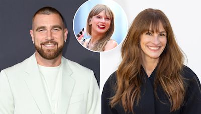 Travis Kelce Reacts to Meeting Julia Roberts at Taylor’s Eras Tour After Fans Said She Was ‘Handsy’