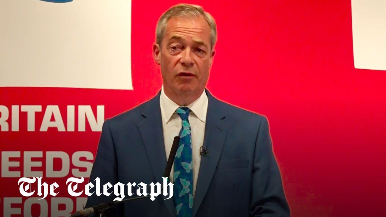 Nigel Farage: Reform UK can equal Tories in the polls within a week
