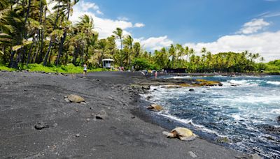 Hawaii's famous black sand beach could become a resort area