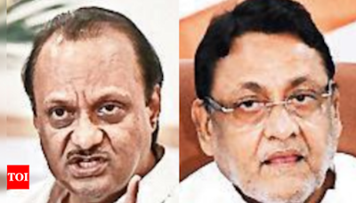 NCP MLA Nawab Malik attends Ajit Pawar’s Meeting of Legislators | Mumbai News - Times of India