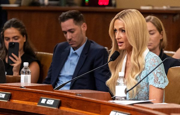 Paris Hilton testifies before Congress on Capitol Hill about childhood sexual abuse